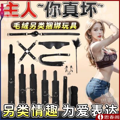 【SM十件套】夫妻调情SM套装 sm成人调教工具 毛绒另类捆...