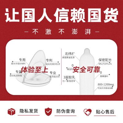 【超润加时套】私激东犀涌3只装双倍玻尿酸避孕套高性能版<strong style='color:red;'>延时</strong>避...